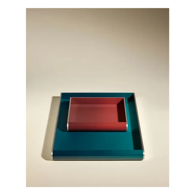 Vassoio tascabile Oscar | Rosso carminio