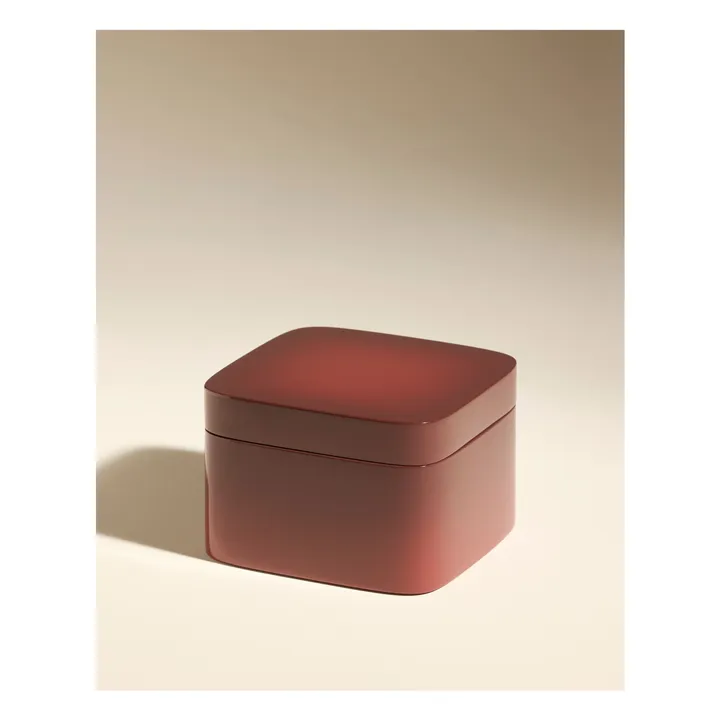 Boîte à bijoux laquée Oscar | Carmin- Image produit n°1
