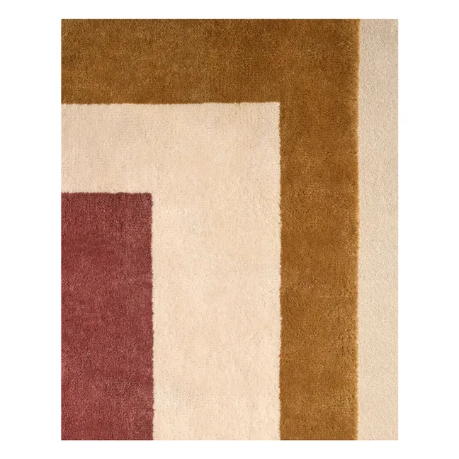 Tapis en laine Séquence | Ocre