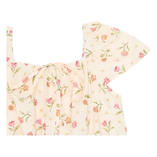 Blusa floral | Crema