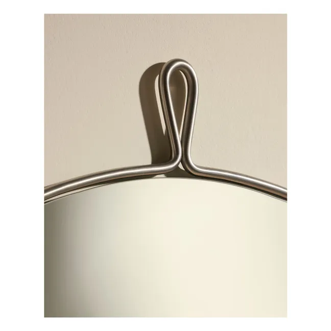 Arpège brushed stainless steel mirror | Steel