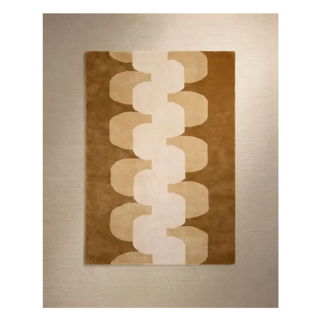 Alfombra de lana Cadence | Ocre