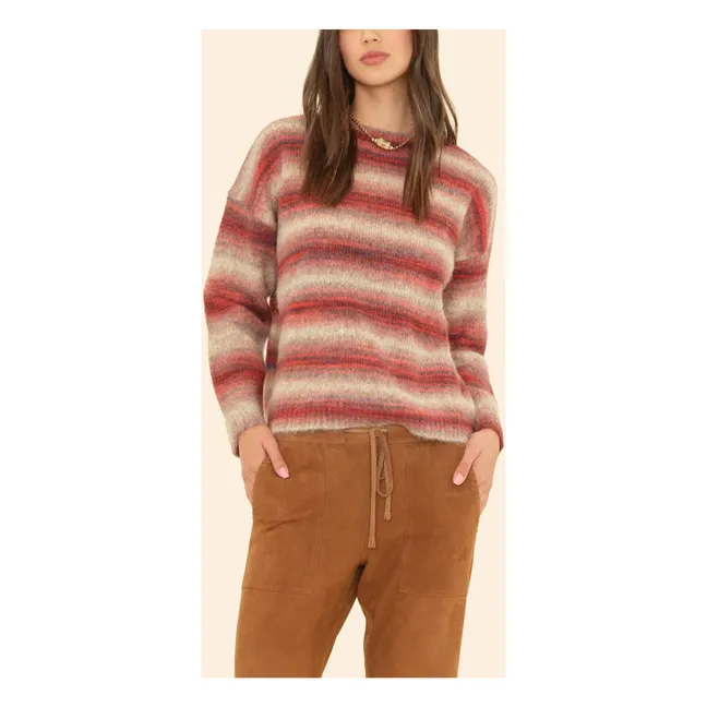 Pull Anders Laine Mérinos et Alpaga | Terracotta