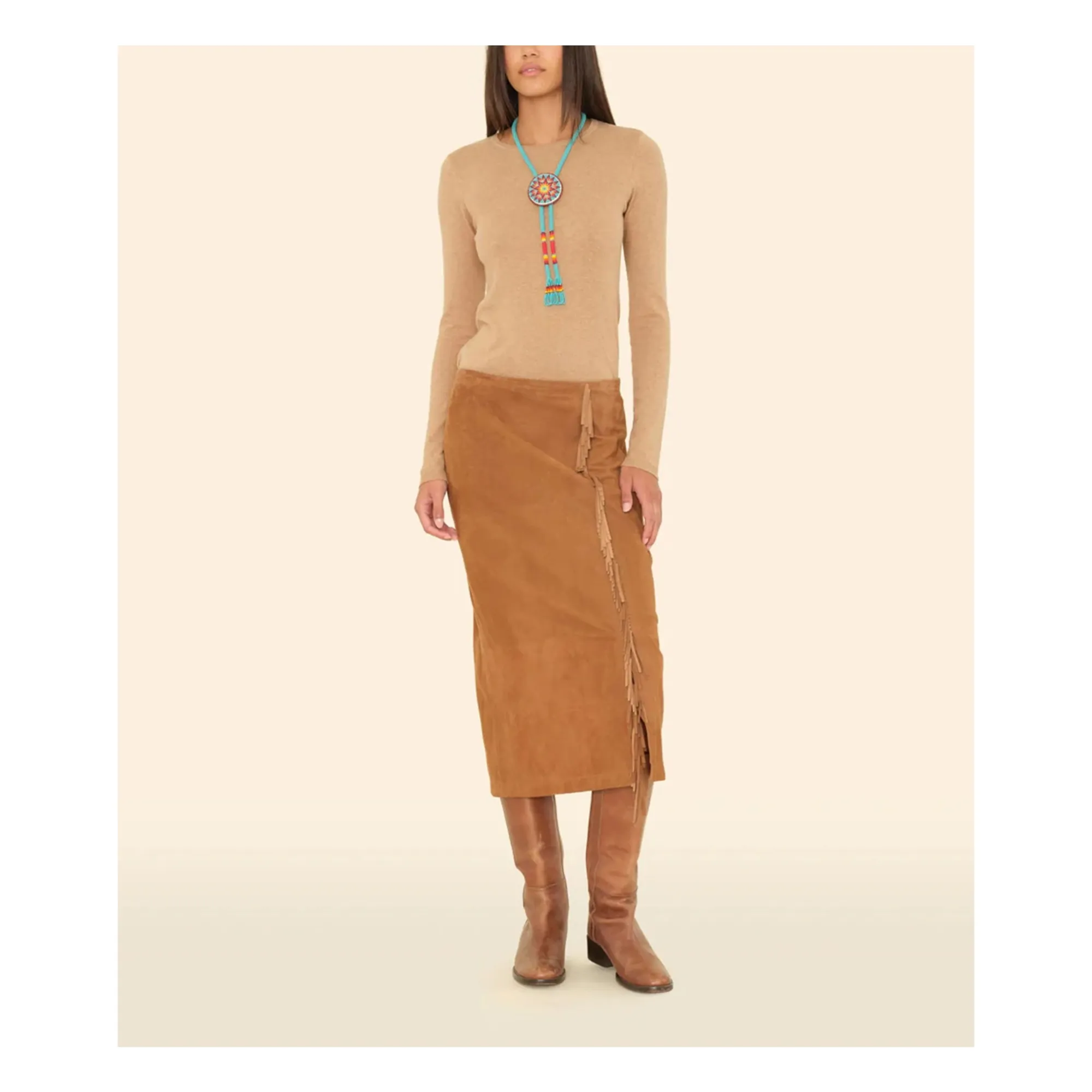 Xirena Camel Bonnie Sweden Skirt