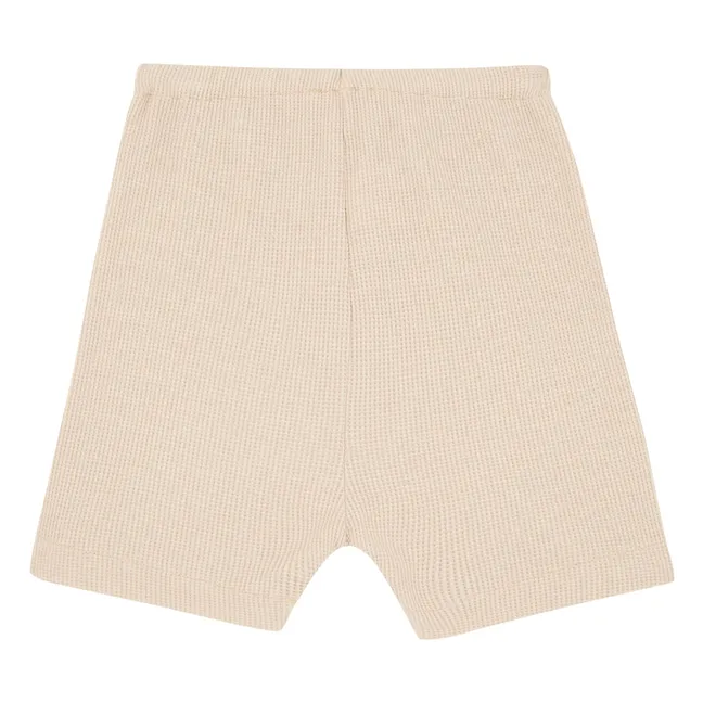 Pantalones cortos Waffle | Beige