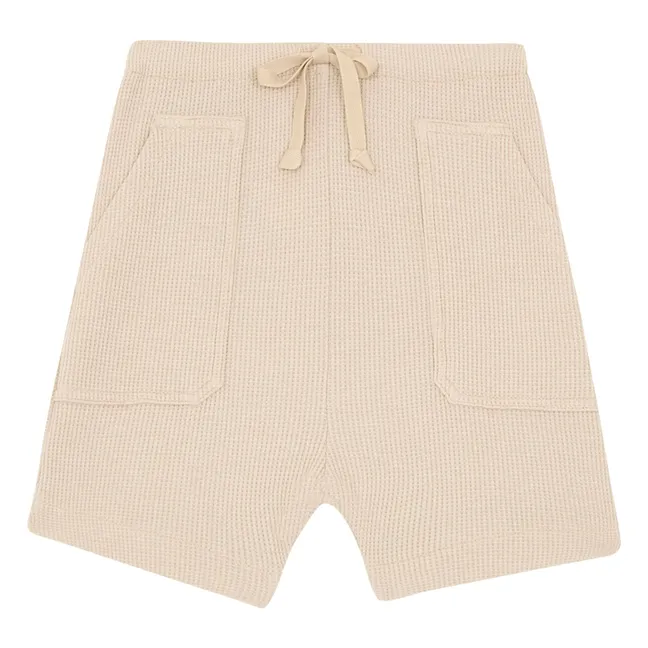 Pantaloncini in cialda | Beige