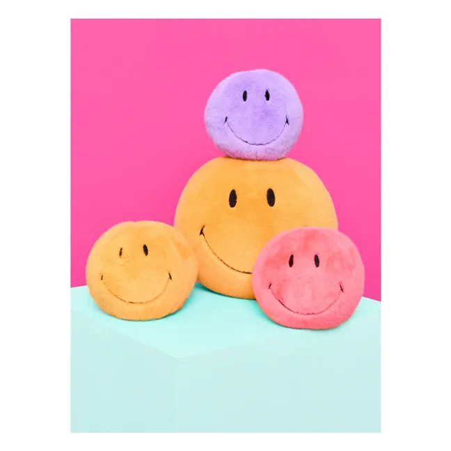 SMILEY - Peluche Smiley Fuzzy | Jaune