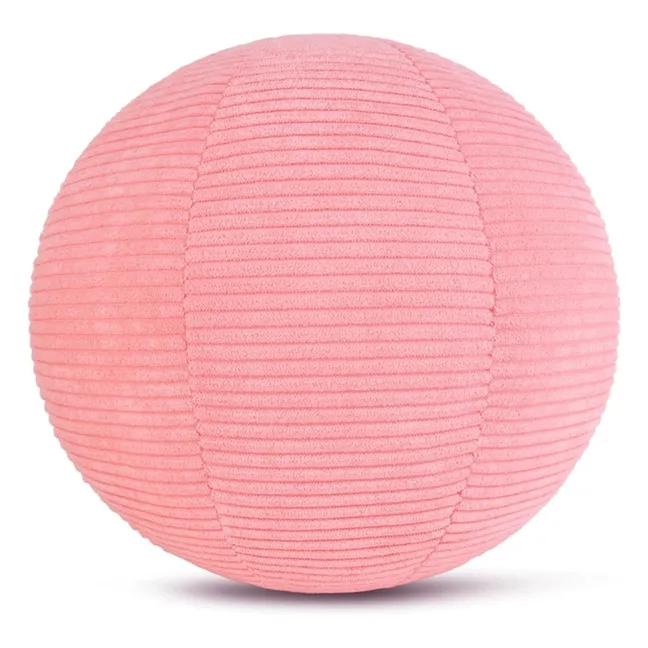 SMILEY - Smiley plush in velvety ribbed fabric | Dusty Pink