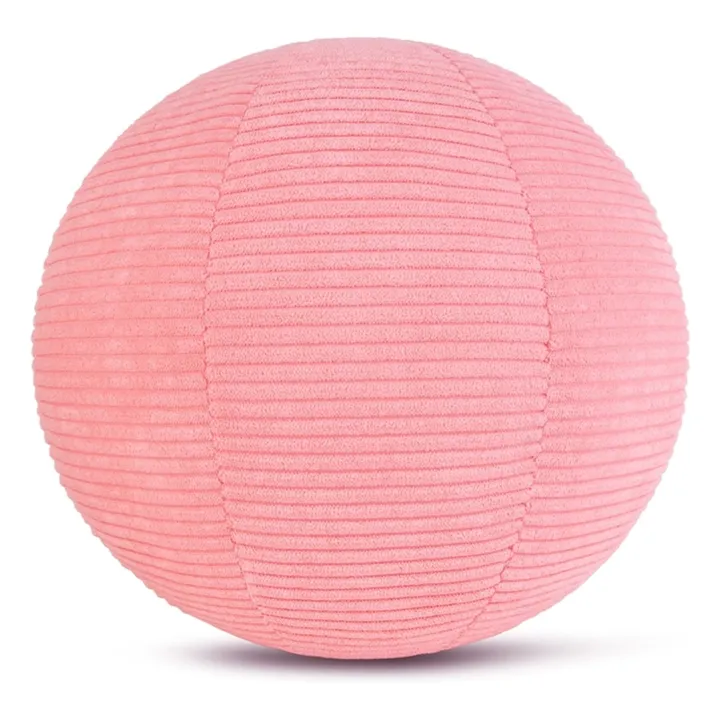 SMILEY - Peluche Smiley en velours côtélé | Vieux Rose- Image produit n°2