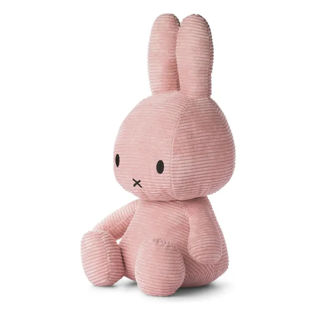 MIFFY - Peluche Miffy en velours côtelé | Rose