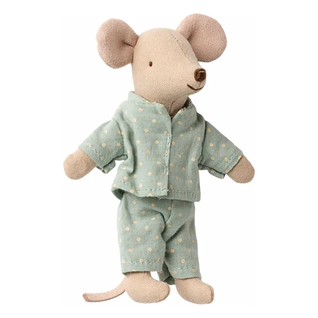 Petit frère souris dans sa boîte d'allumettes