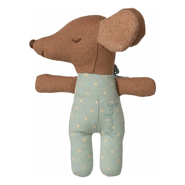 Sleepy wakey" baby mouse in box | Blue