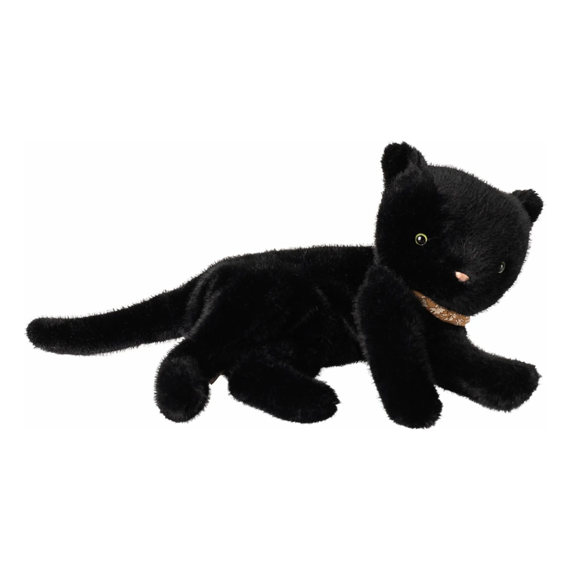 Maileg Black Sleeping Kitten Plush