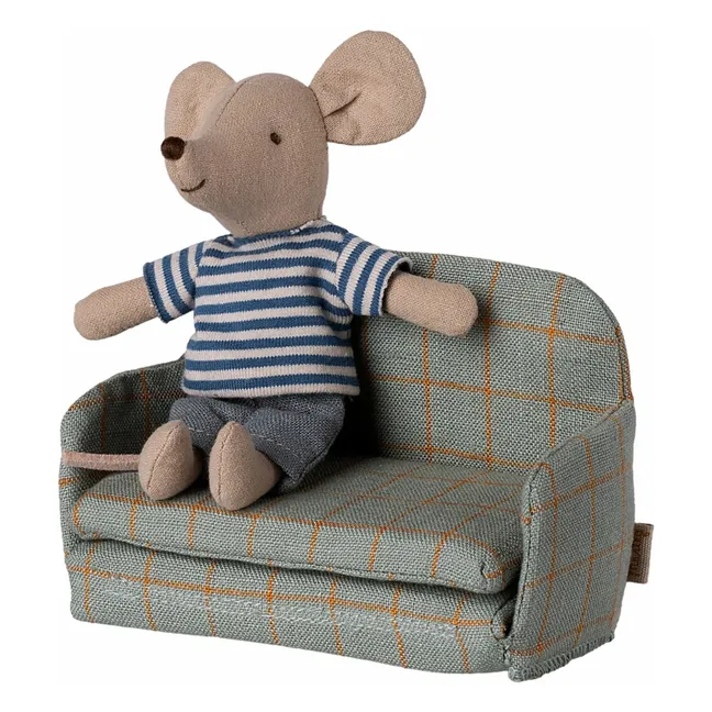 SuitCasa gingham sofa bed