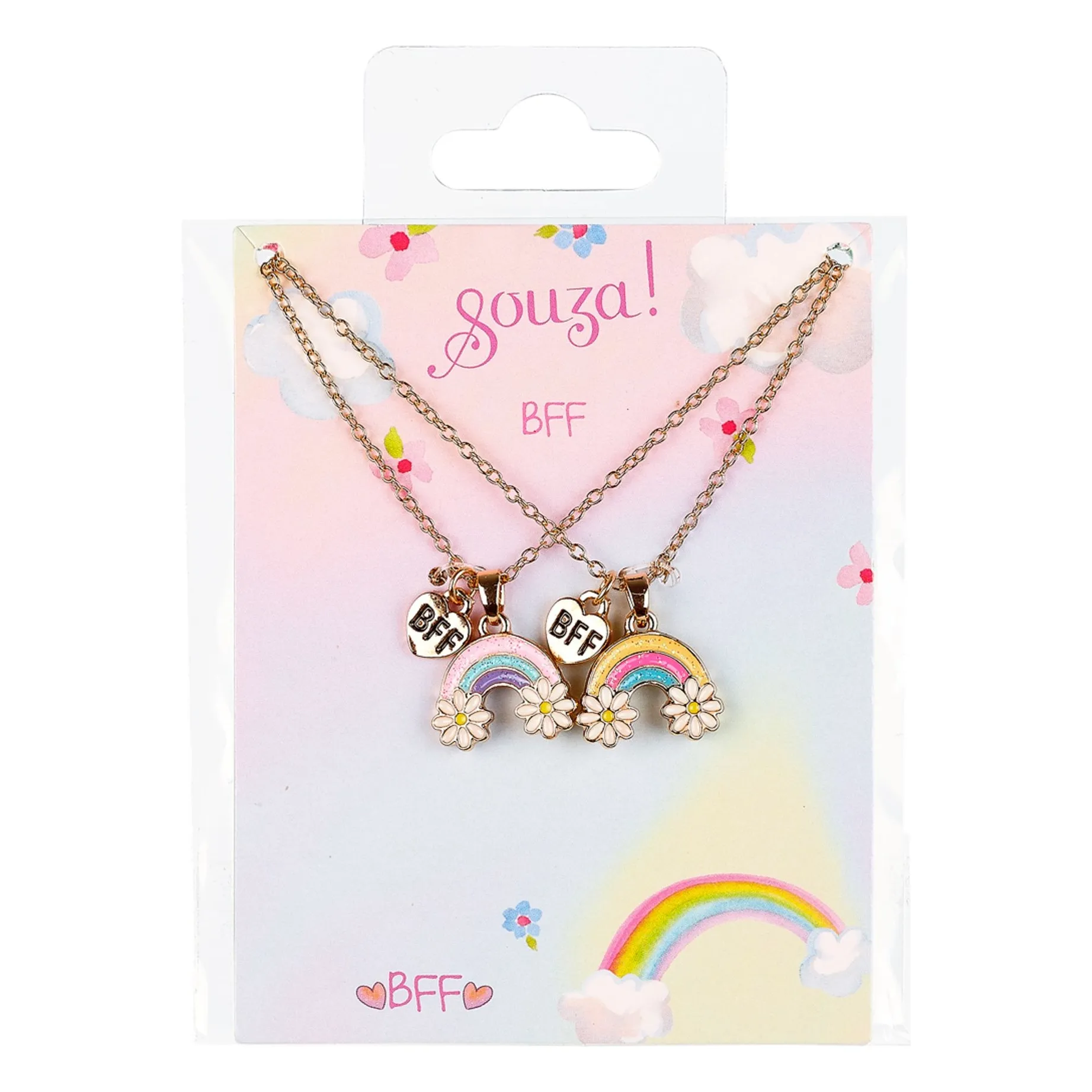 Souza Multicoloured Bff Gift Set - Rainbow Necklaces