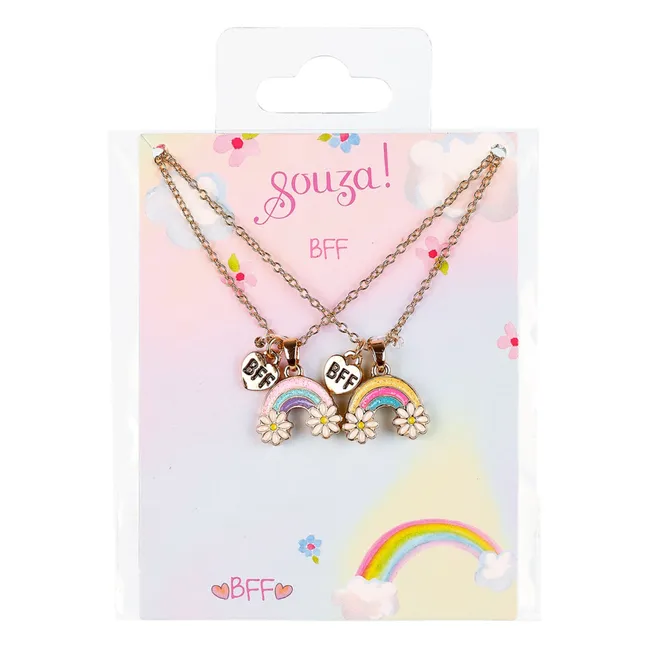 Set de regalo BFF - Collares arco iris