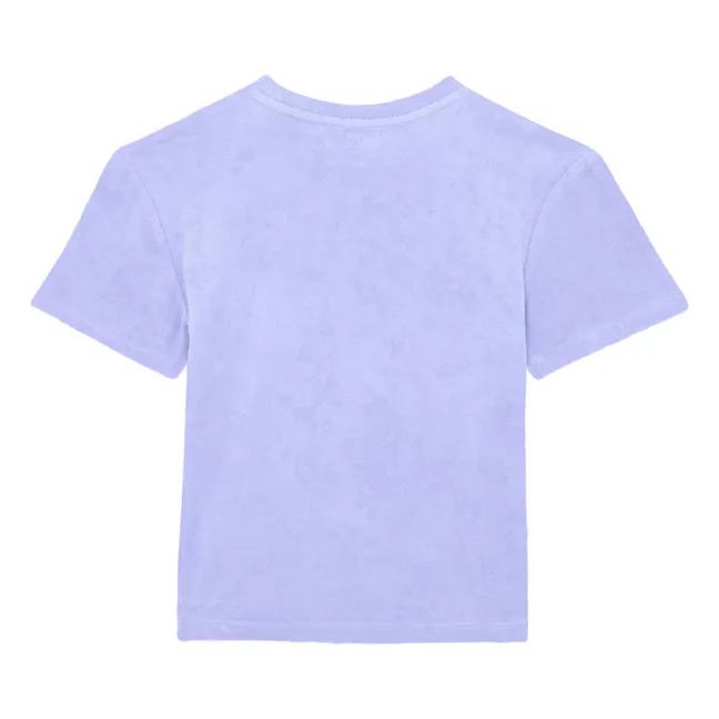 Camiseta de niño de manga corta de rizo | Ice blue