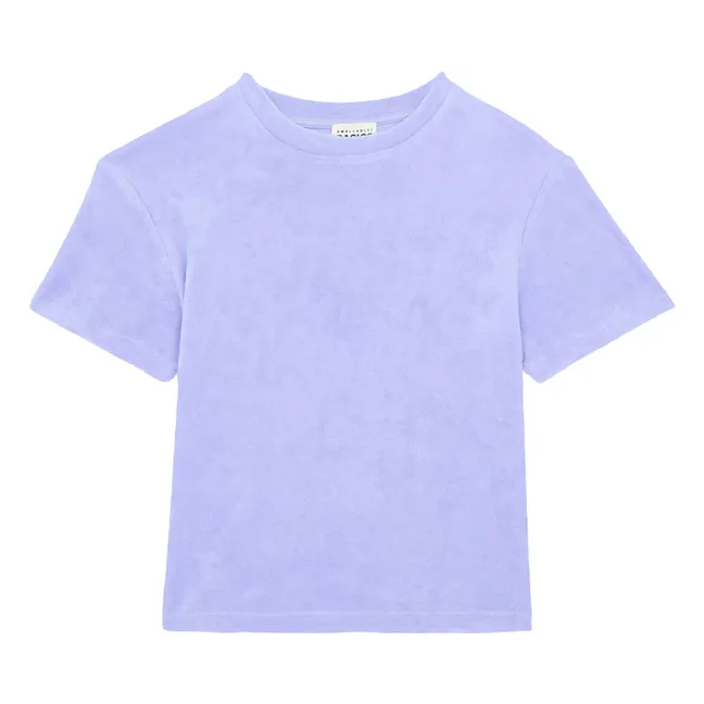 T-Shirt für Jungen Kurzarm aus Frottee | Ice blue