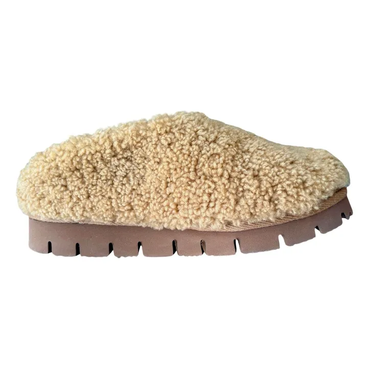 Sabots Peau Lainée Mérinos | Beige- Image produit n°0