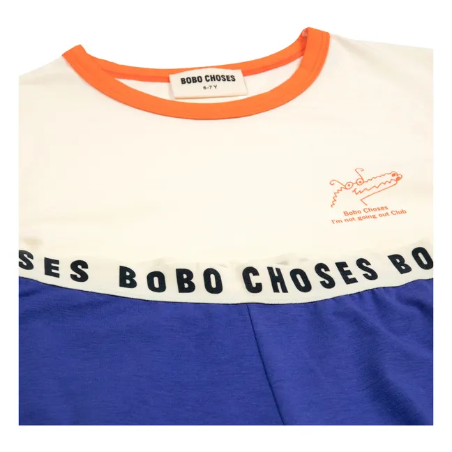 Pyjama Crocodile Modal et Coton Bio | Bleu roi