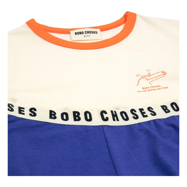 Pyjama Crocodile Modal et Coton Bio | Bleu roi- Image produit n°5