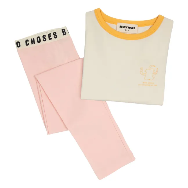 Pyjama Ver Modal und Bio-Baumwolle | Rosa