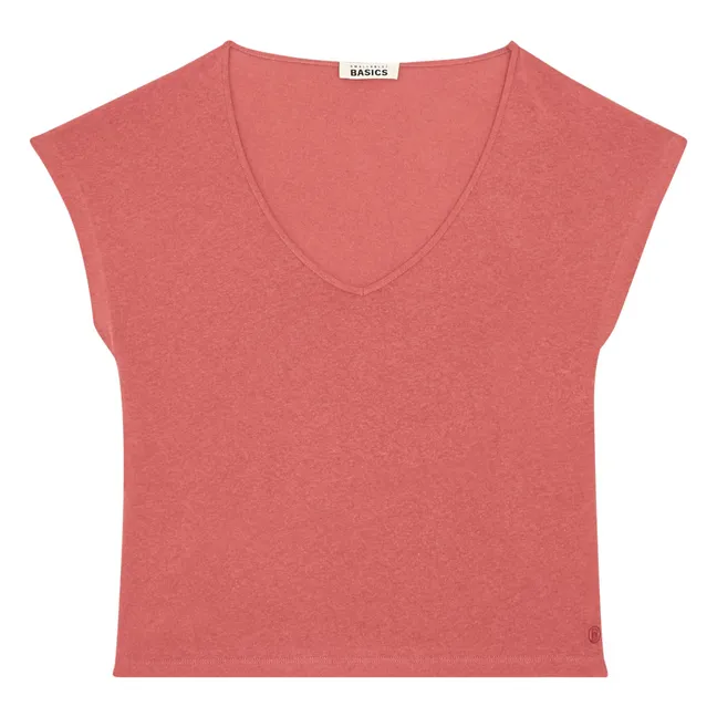 T Shirt Für Frauen Kurzarm  | Terracotta