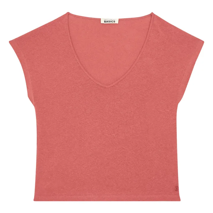 T Shirt Femme Manche Courte  | Terracotta- Image produit n°0