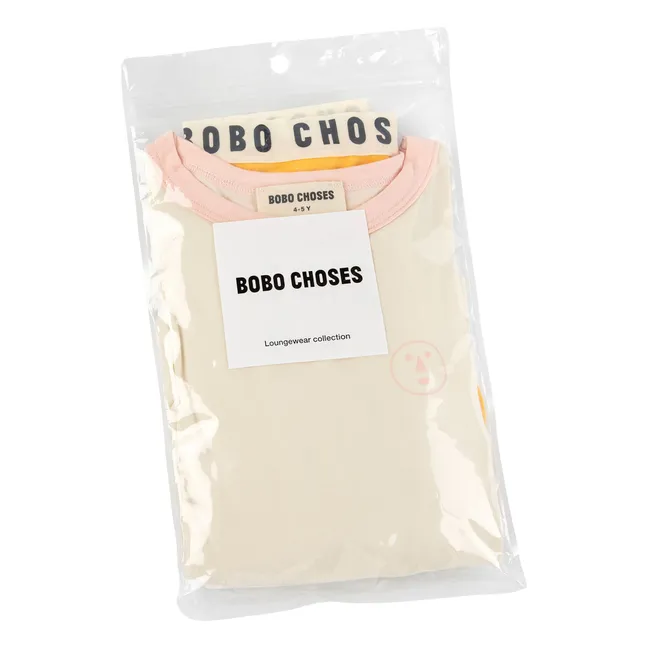 Pigiama in modal e cotone biologico | Giallo senape