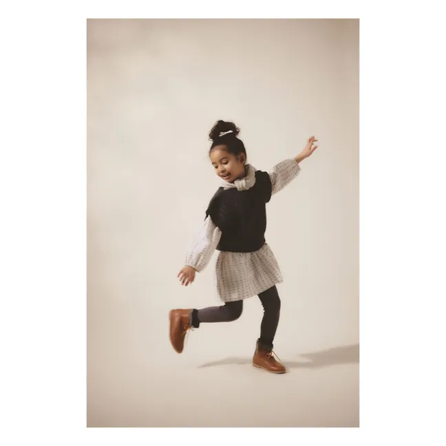 Stretch Organic Cotton Legging | Dark grey