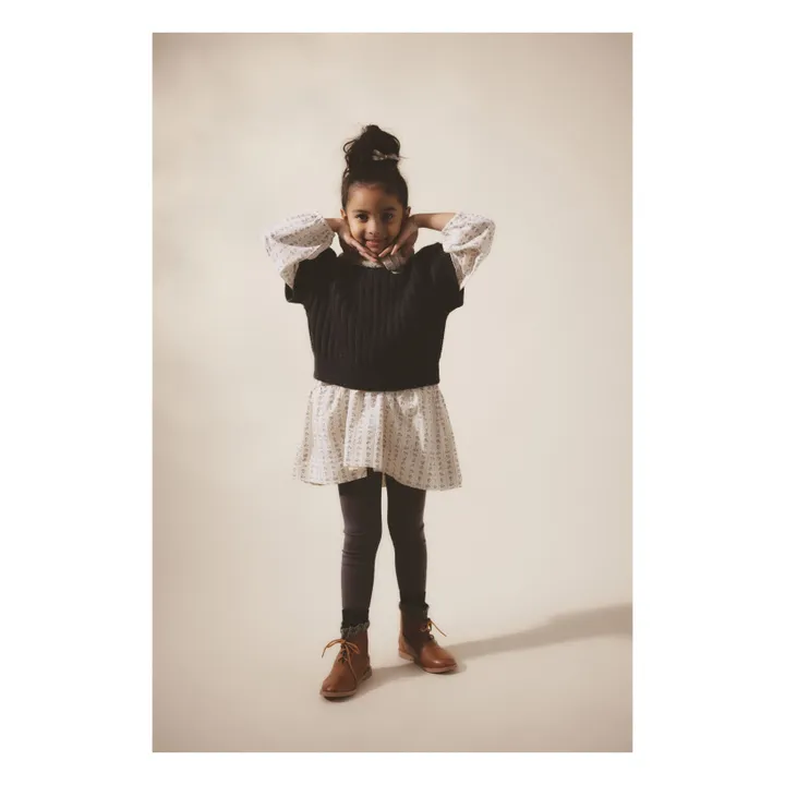 Legging Stretch Coton Bio | Gris foncé- Image produit n°1