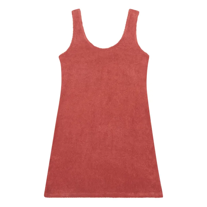 Robe Courte éponge | Terracotta- Image produit n°0