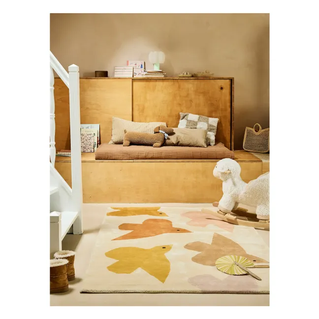 Birds carpet | Ochre