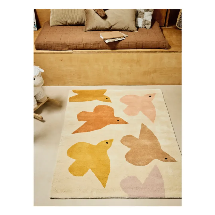 Alfombra de pájaros | Ocre- Imagen del producto n°2