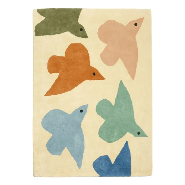 Birds carpet | Blue