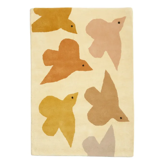 Birds carpet | Ochre