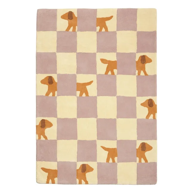 Tappeto Walter Damier | Lilla