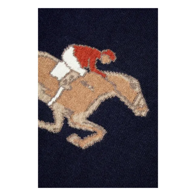 Sweat Maille Equestrian  | Bleu marine