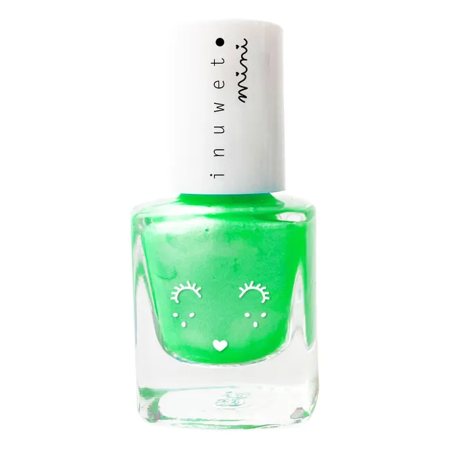 Watermelon water-based nail polish for kids - 5ml | Fluorescent green