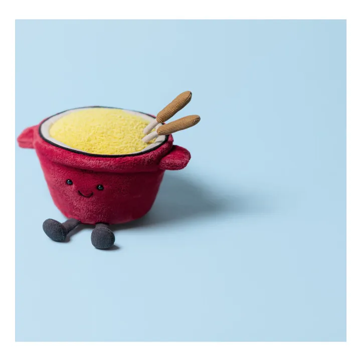 Peluche Fondue | Rouge- Image produit n°1