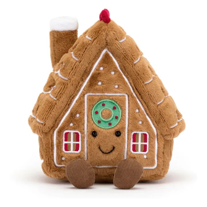 Peluche Maison de Pain d'Epices | Marron- Image produit n°0