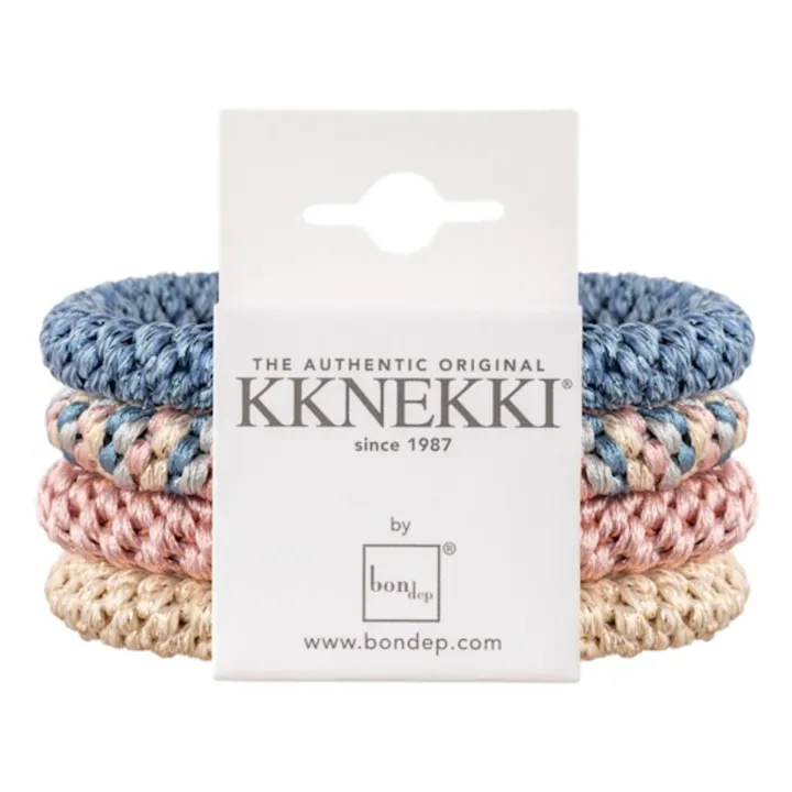 Lot de 4 Chouchous Kknekki 5 | Bleu- Image produit n°0
