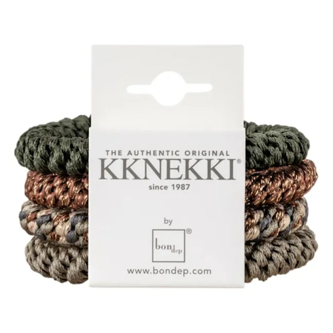 Lot de 4 Chouchous Kknekki 33 | Vert kaki