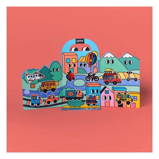 Décor avec stickers repositionnables Vroom