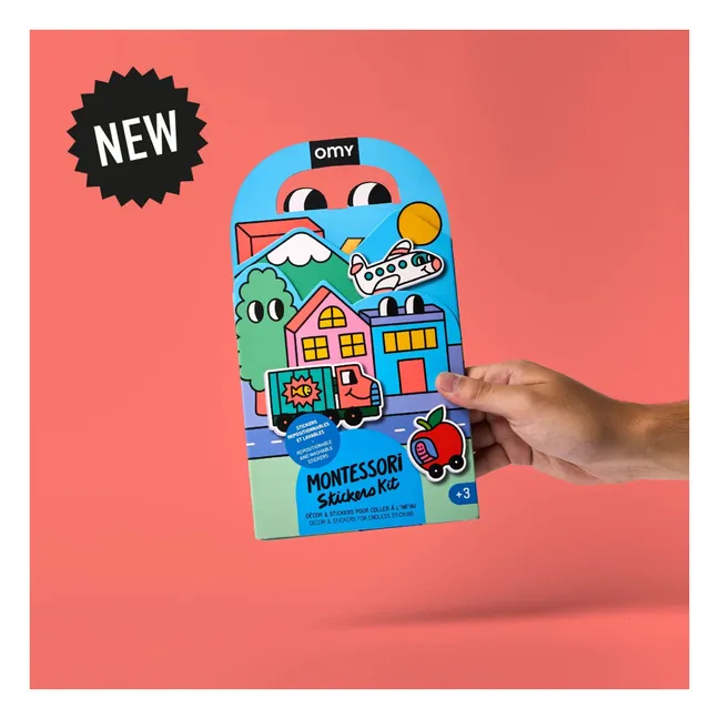 Décor avec stickers repositionnables Vroom