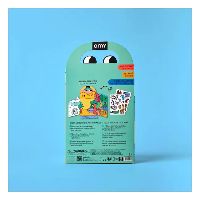 Décor avec stickers repositionnables Animaux