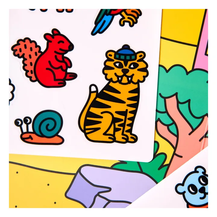 Décor avec stickers repositionnables Animaux- Image produit n°3