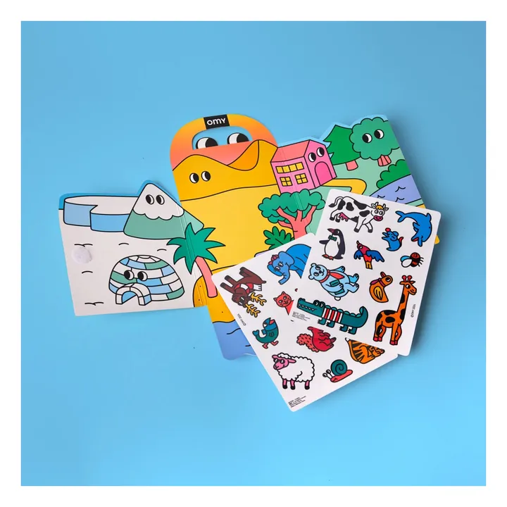 Décor avec stickers repositionnables Animaux- Image produit n°1