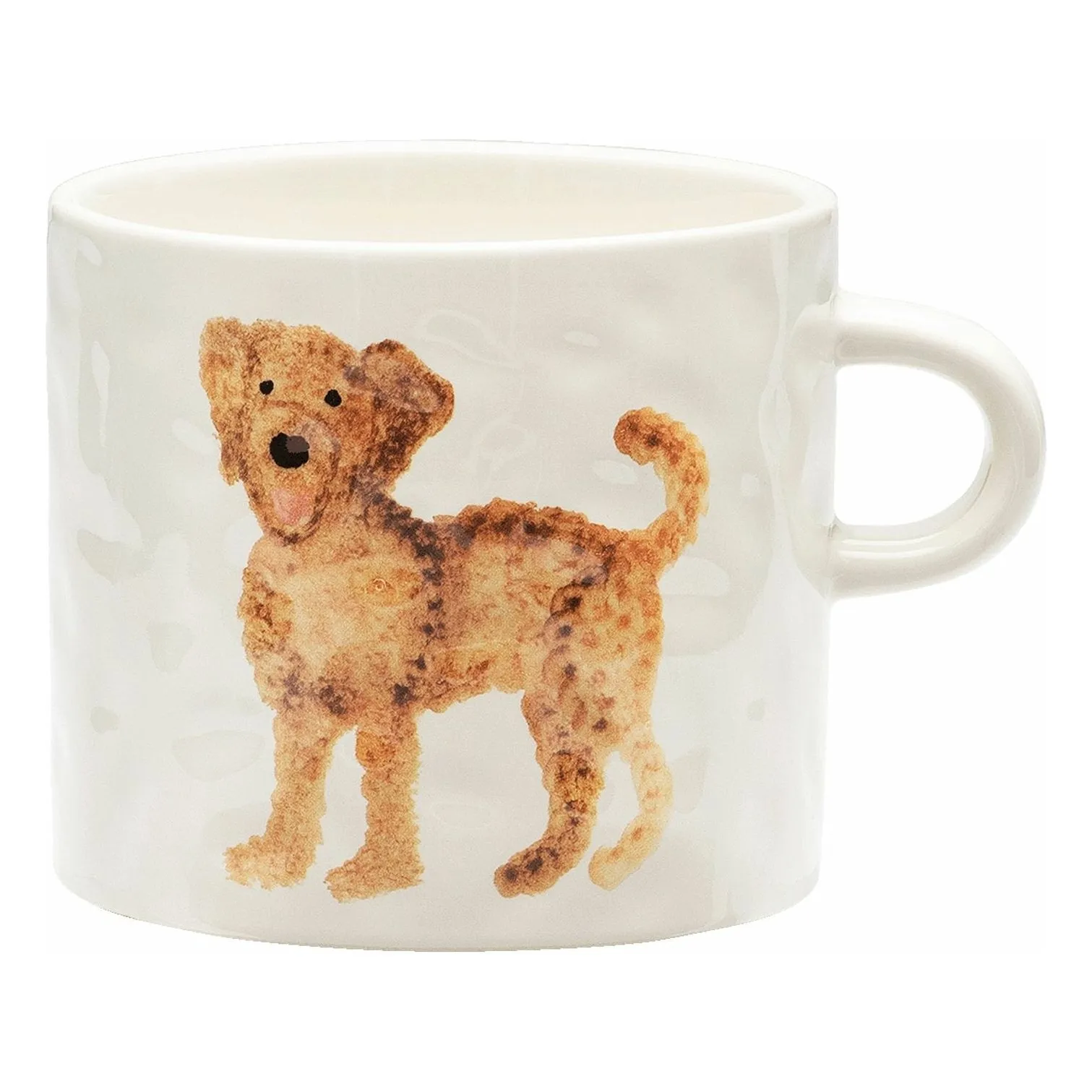 Anna + Nina White Labradoodle Mug