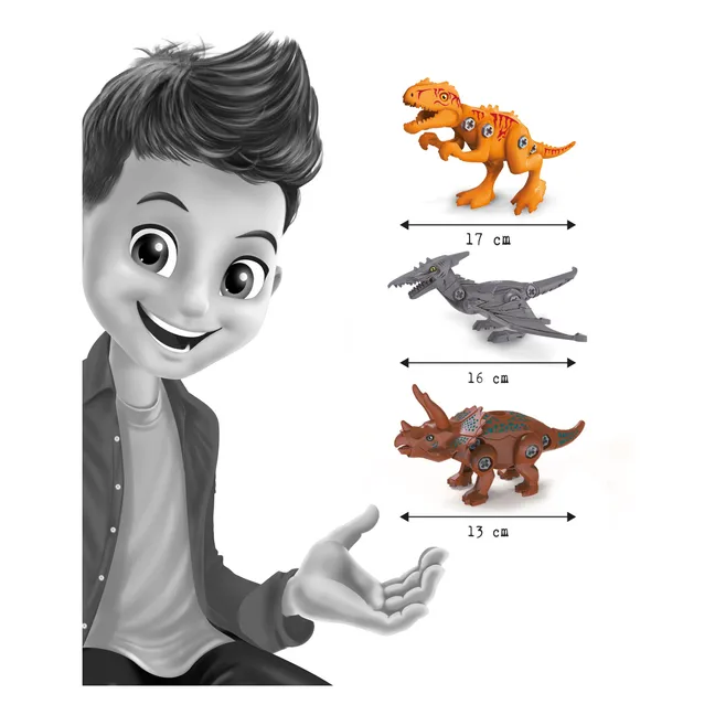 I dinosauri da assemblare
